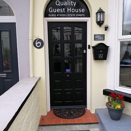 No 6 Quality Guesthouse Llandudno Eksteriør bilde